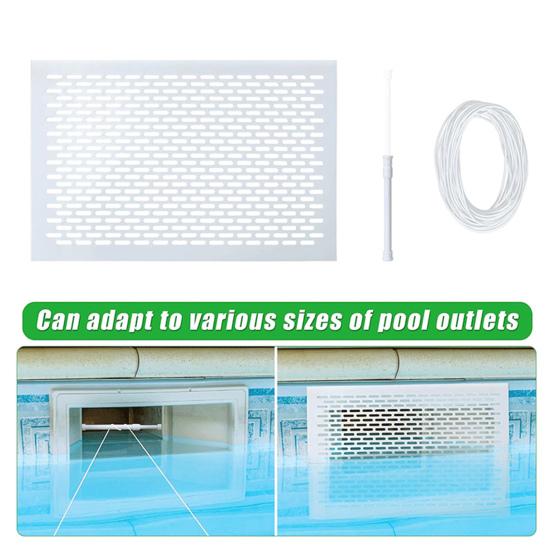 Yousheng Pool Skimmer Guard Kit Leaf Skimmer Protective Shield Spring Action Net System Prevents Debris Blockage Skimmer Mesh Board for Above Ground белый
Yousheng Pool Skimmer Guard Kit Leaf Skimmer Protective Shield Spring Action Net System Prevents Debris Blockage Skimmer Mesh Board for Above Ground белый
