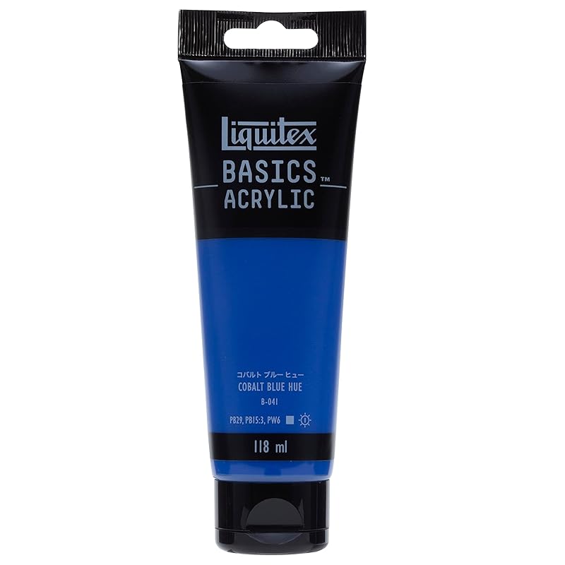Liquitex acrylic paint basics cobalt blue hue B-041 118ml
Liquitex acrylic paint basics cobalt blue hue B-041 118ml