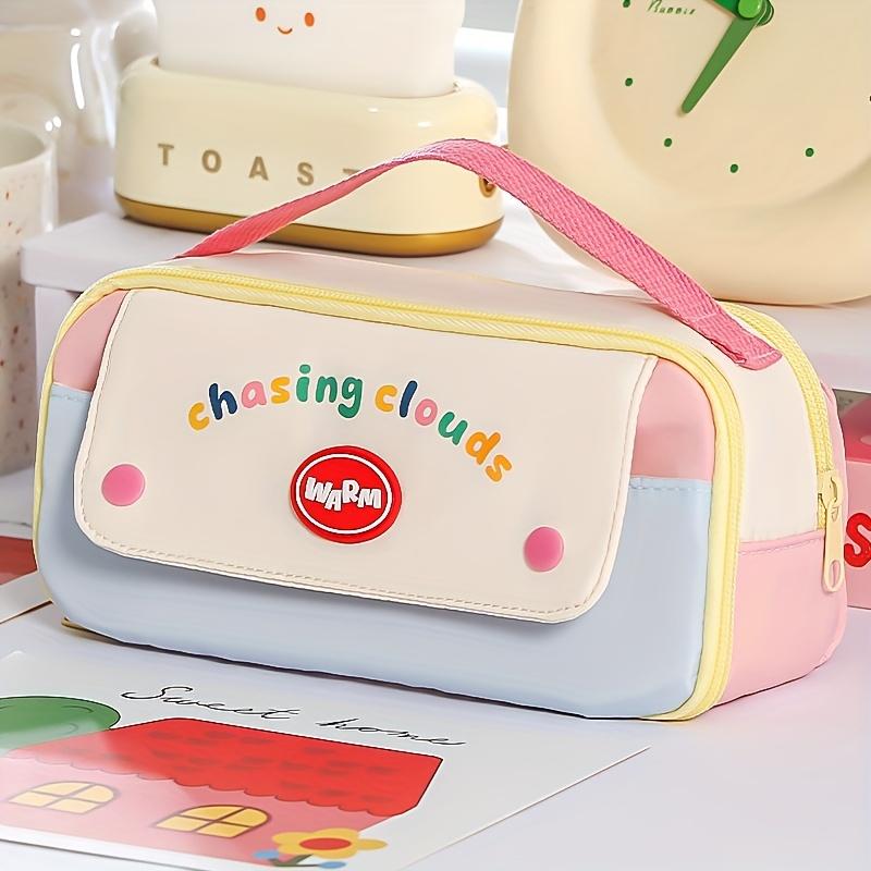 Fashionable Dopamine Contrast Color Pencil Case Handheld Large Capacity Multi-functional Student Stationery Bag Layered Design
Fashionable Dopamine Contrast Color Pencil Case Handheld Large Capacity Multi-functional Student Stationery Bag Layered Design