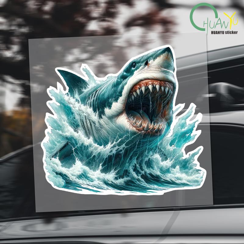 Fierce Shark Art Personalized Wall Stickers for Home Decoration Toilet decals car stickers 15x13.6cm
Fierce Shark Art Personalized Wall Stickers for Home Decoration Toilet decals car stickers 15x13.6cm