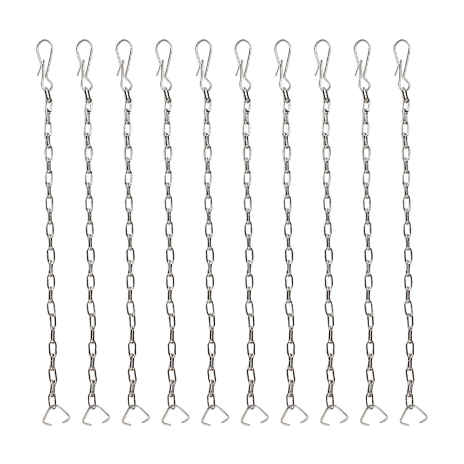 10Pcs Stainless Steels Universal Flapper Chain Replacement Toilet Lift Chain with Hook and Rings for Most Flapper
10Pcs Stainless Steels Universal Flapper Chain Replacement Toilet Lift Chain with Hook and Rings for Most Flapper
