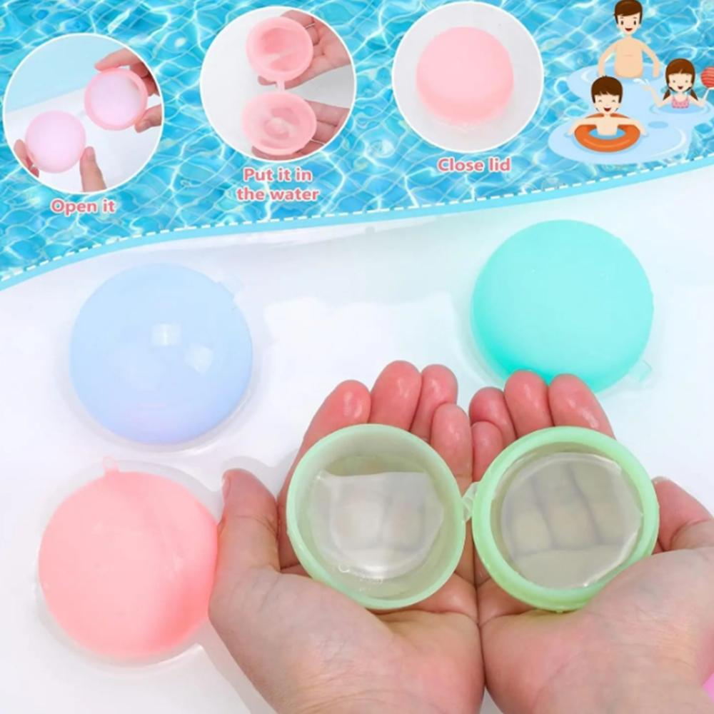 24PCS Reusable Water Balloons for Kids Pool Beach Water Toys Quick Fill Splash Balls Type A
24PCS Reusable Water Balloons for Kids Pool Beach Water Toys Quick Fill Splash Balls Type A