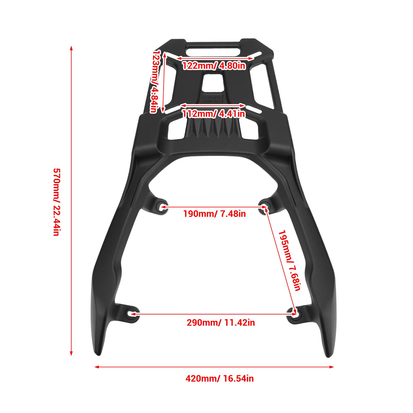 Motorcycle Rear Luggage Rack Aluminum Alloy Motorbike Rear Carrier Cargo Support Shelf for ADV160 2025 to 2025
Motorcycle Rear Luggage Rack Aluminum Alloy Motorbike Rear Carrier Cargo Support Shelf for ADV160 2025 to 2025