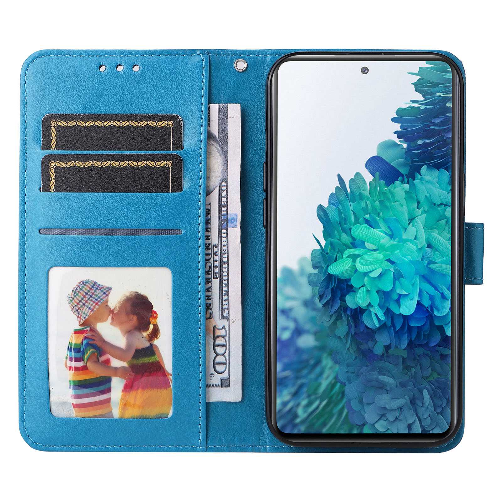 For Samsung Galaxy S20 FE/S20 FE 5G/S20 Lite Sunflower Imprinted PU Leather Case Stand Magnetic Clasp Wallet Phone Cover with Strap Blue
For Samsung Galaxy S20 FE/S20 FE 5G/S20 Lite Sunflower Imprinted PU Leather Case Stand Magnetic Clasp Wallet Phone Cover with Strap Blue
