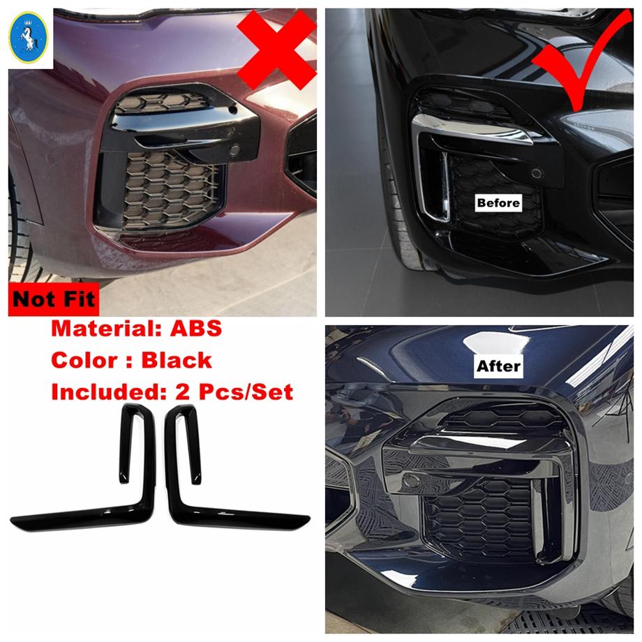 ABS Auto Front Fog Lights Lamp Eyelid Eyebrow Air Intake Decor Stripes Cover Trim Accessories Fit For BMW X5 G05 2024 чорний
ABS Auto Front Fog Lights Lamp Eyelid Eyebrow Air Intake Decor Stripes Cover Trim Accessories Fit For BMW X5 G05 2024 чорний