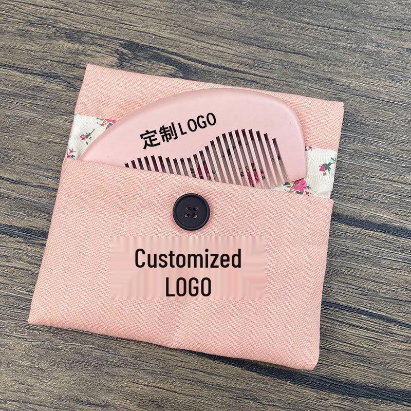 G Family Peach Wood Comb Set: Nude Pink Makeup Comb with Logo and Linen Floral Bag Comb
G Family Peach Wood Comb Set: Nude Pink Makeup Comb with Logo and Linen Floral Bag Comb