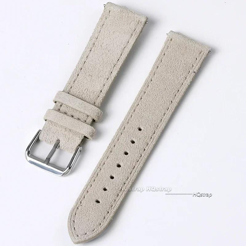 Suede Genuine Leather Watchband for Seiko Vintage Handmade Stitching Bracelet for Rolex 18mm 19mm 20mm 22mm 24mm Watch Strap 22mm&rose gold buckle бежевий
Suede Genuine Leather Watchband for Seiko Vintage Handmade Stitching Bracelet for Rolex 18mm 19mm 20mm 22mm 24mm Watch Strap 22mm&rose gold buckle бежевий