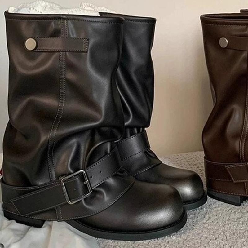 Designer Women s Ankle Boots Mid Heels Leather Winter Shoes Fashion Trend Gothic Boots New Walking Dress Short Mujer Botas 40
Designer Women s Ankle Boots Mid Heels Leather Winter Shoes Fashion Trend Gothic Boots New Walking Dress Short Mujer Botas 40