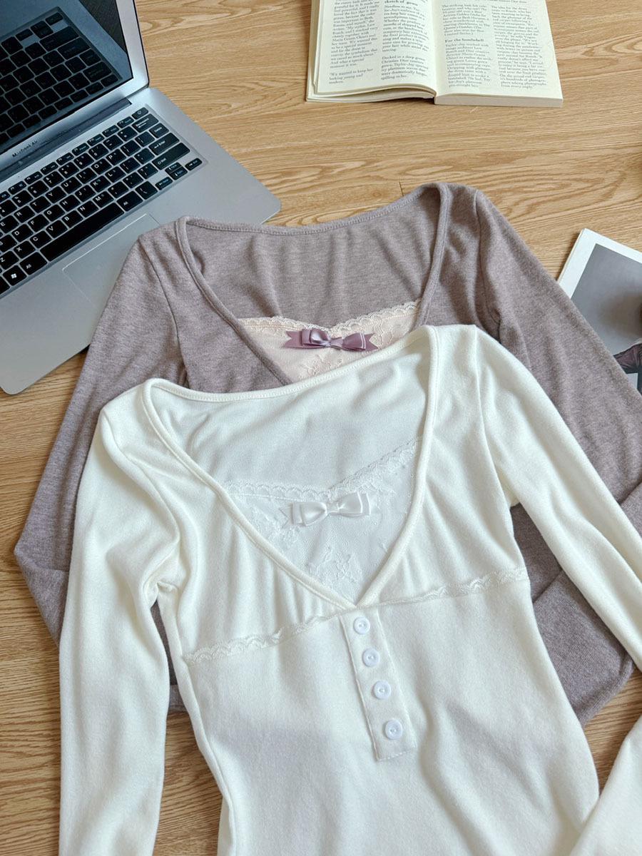 Women s Elegant Two-Piece Lace Spliced Long-Sleeve Top - New Autumn Slim-Fit, Flattering, Versatile T-Shirt Small
Women s Elegant Two-Piece Lace Spliced Long-Sleeve Top - New Autumn Slim-Fit, Flattering, Versatile T-Shirt Small
