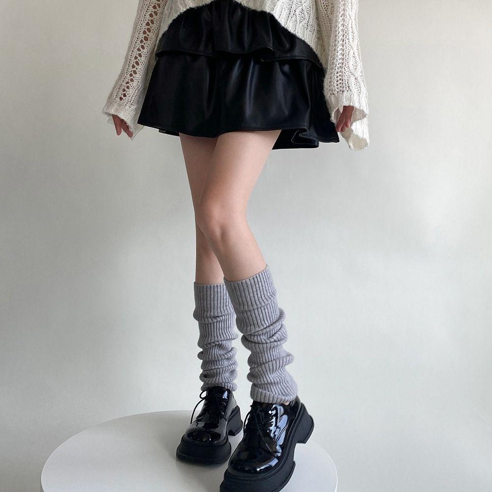 Шерстяные гетры в японском стиле Harajuku, балетки, носки, милые сапоги выше колена с манжетами, уличная одежда
Шерстяные гетры в японском стиле Harajuku, балетки, носки, милые сапоги выше колена с манжетами, уличная одежда