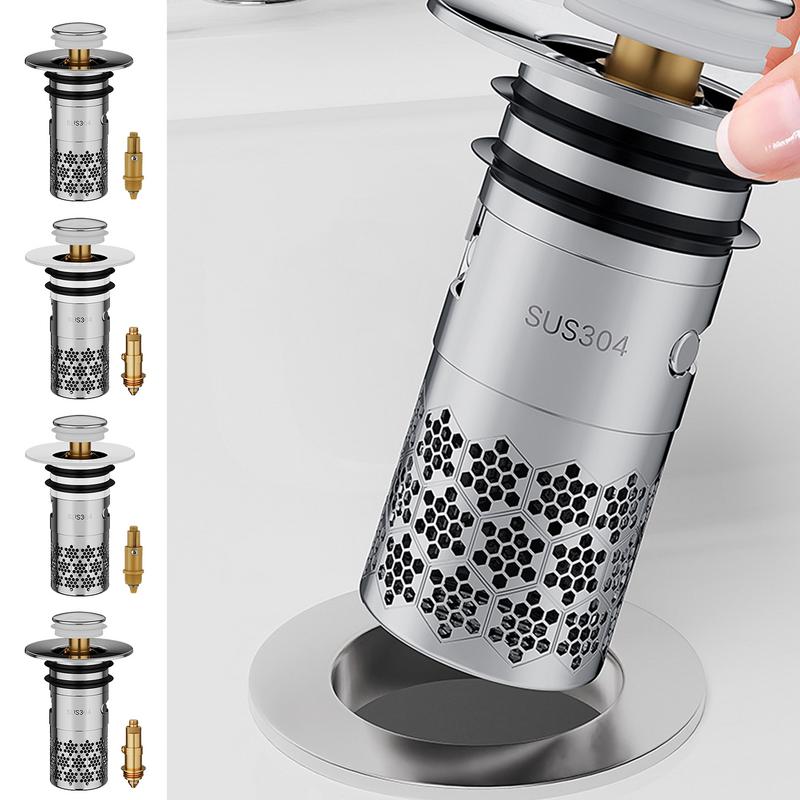 Sink Drain Filter Bounce Core Shower Sink Strainer Anti-Clogging Drain Filter Anti-Odor Wash Basin Sink Stopper for Bathroom
Sink Drain Filter Bounce Core Shower Sink Strainer Anti-Clogging Drain Filter Anti-Odor Wash Basin Sink Stopper for Bathroom