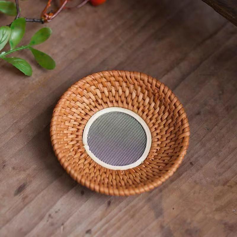Handmade Bamboo Tea Filter Rattan Tea Strainer Retro Creative Tea Dust Tea Ceremony Utensil Kung Fu Tea Set Tea Accessories
Handmade Bamboo Tea Filter Rattan Tea Strainer Retro Creative Tea Dust Tea Ceremony Utensil Kung Fu Tea Set Tea Accessories