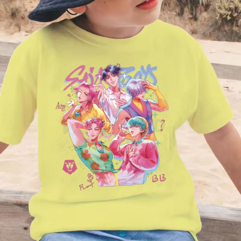 Футболка Saja для мальчиков Аниме K-pop Охотники на демонов Детские футболки Детская одежда 2025 Новая Летняя Повседневная для Мальчиков Девочек Топы с коротким рукавом 110
Футболка Saja для мальчиков Аниме K-pop Охотники на демонов Детские футболки Детская одежда 2025 Новая Летняя Повседневная для Мальчиков Девочек Топы с коротким рукавом 110