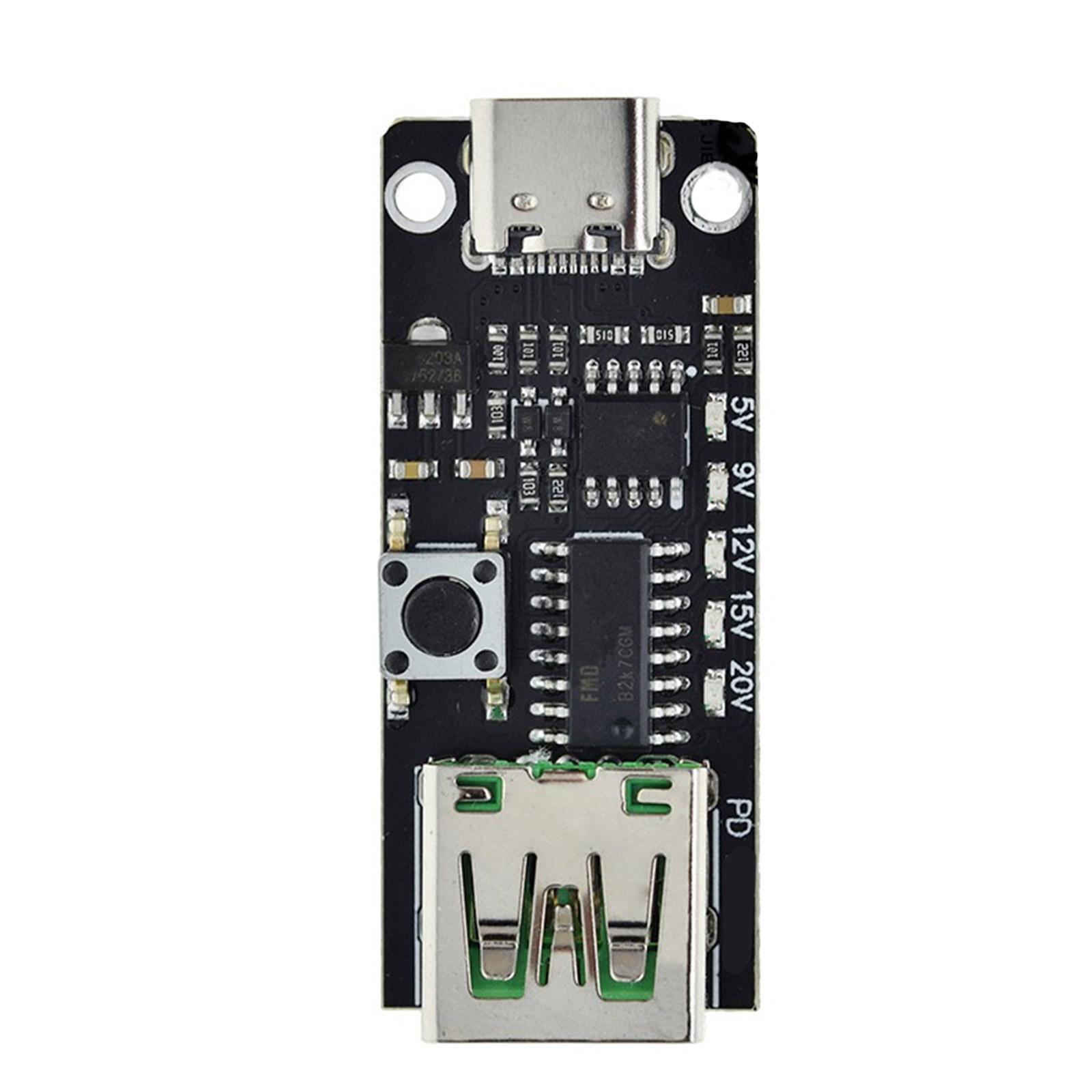 Тригерна плата USB-C PD 5V 9V 12V 15V 20V 28V 5A Регульована напруга Модуль тригера живлення Вхід Type-C для лабораторії A
Тригерна плата USB-C PD 5V 9V 12V 15V 20V 28V 5A Регульована напруга Модуль тригера живлення Вхід Type-C для лабораторії A