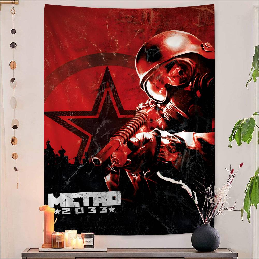 MMetro 2033 Anime Video Game Hanging Bohemian Tapestry Bohemian Wall Tapestries Mandala Kawaii Room Decor 74x94cm(29x37in)
MMetro 2033 Anime Video Game Hanging Bohemian Tapestry Bohemian Wall Tapestries Mandala Kawaii Room Decor 74x94cm(29x37in)