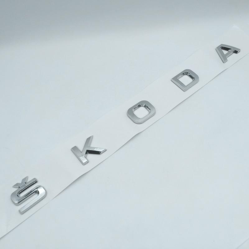 1pcs 3D ABS high quality car Letter Front Hood Emblem Rear tail trunk Decals badge sticker Decal styling For Skoda
1pcs 3D ABS high quality car Letter Front Hood Emblem Rear tail trunk Decals badge sticker Decal styling For Skoda