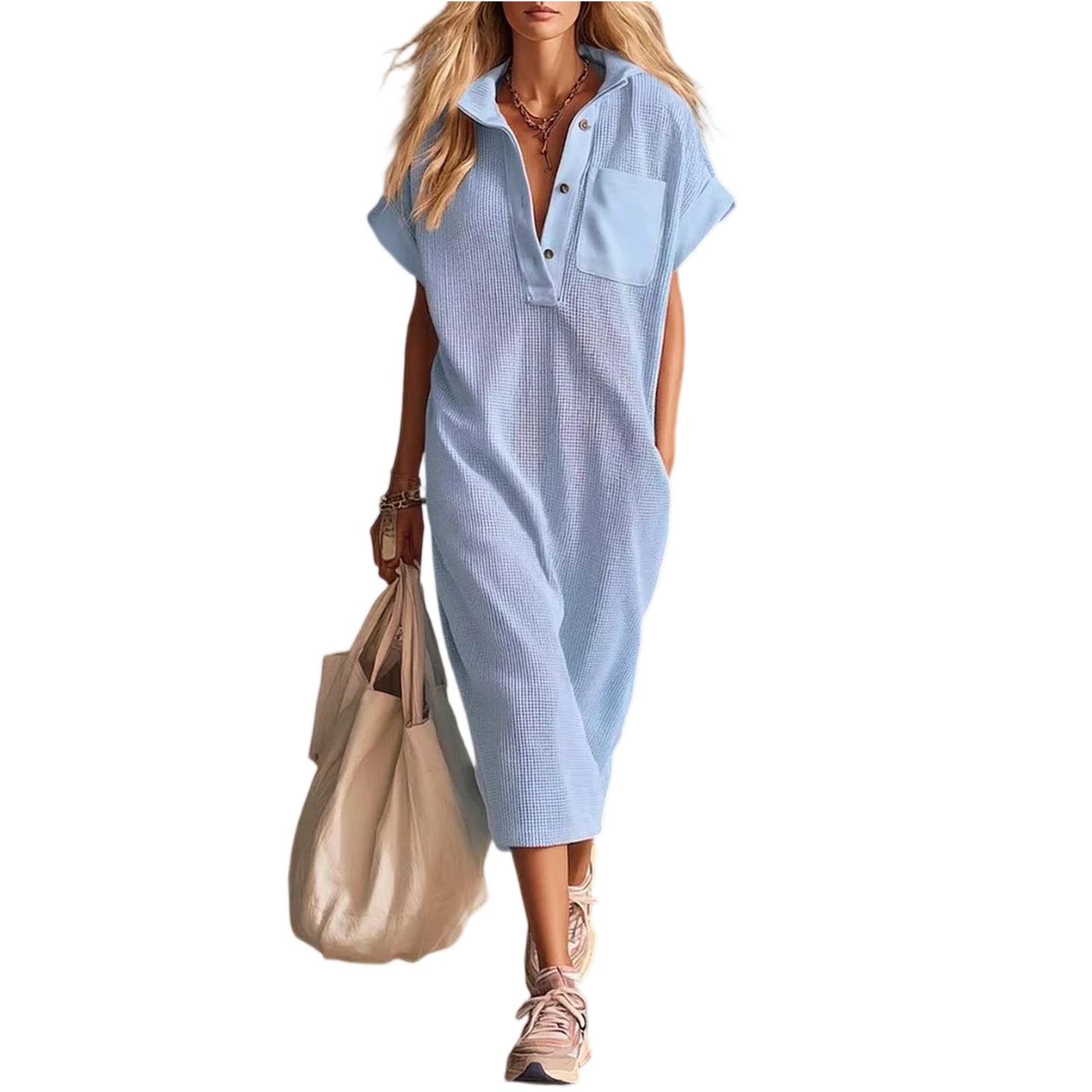 Fashion Women s Short Sleeved Fashion Casual Dress For Women M
Fashion Women s Short Sleeved Fashion Casual Dress For Women M