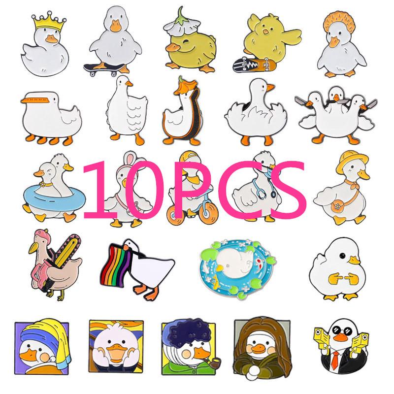 10-30Pcs Cute Duck Enamel Badges Pins Diversity Random Bandana Duck Badge Animal Metal Pin For Backpack Clothes Decorate Jewelry
10-30Pcs Cute Duck Enamel Badges Pins Diversity Random Bandana Duck Badge Animal Metal Pin For Backpack Clothes Decorate Jewelry