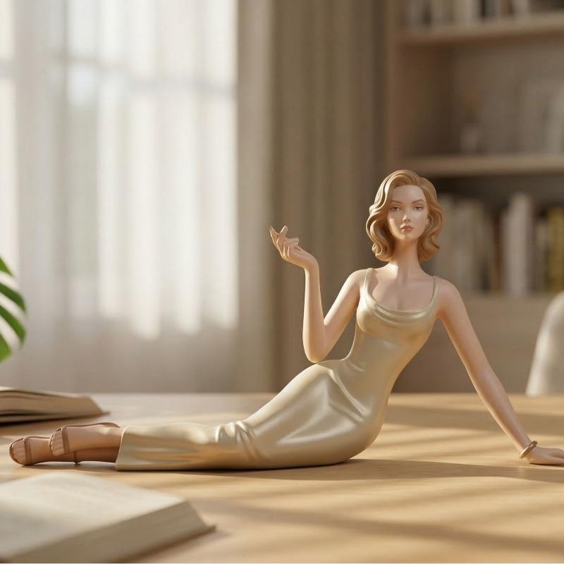 Elegant Women s Side Lying Aromatherapy Stand Resin Ornament Creative Line Fragrance Insertion Desktop Tea Table Decoration Home Ornament
Elegant Women s Side Lying Aromatherapy Stand Resin Ornament Creative Line Fragrance Insertion Desktop Tea Table Decoration Home Ornament