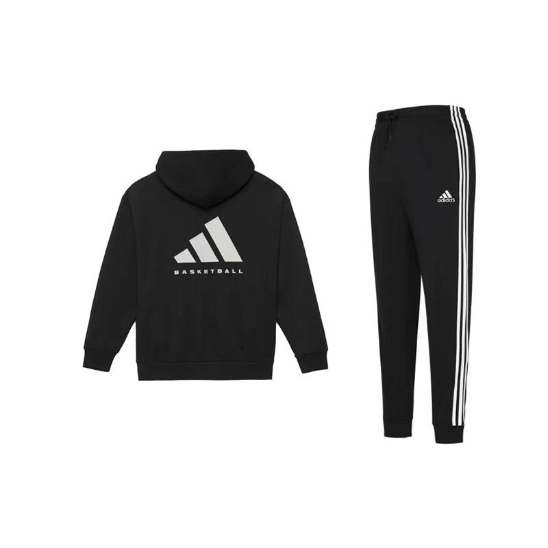 Adidas Спортивный повседневный свободный модный комплект с длинным рукавом и брюками для мужчин, черный IN4243+GK8831 S
Adidas Спортивный повседневный свободный модный комплект с длинным рукавом и брюками для мужчин, черный IN4243+GK8831 S