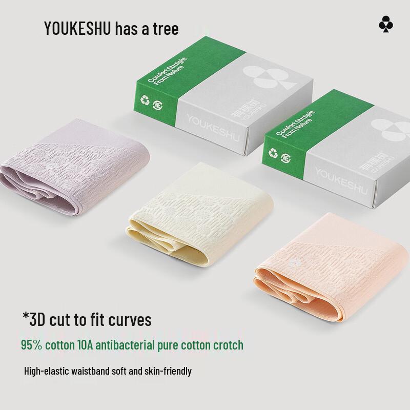 YOUKESHU Women s 10A Antibacterial High-Waist Cotton Briefs XL (120-140 lbs)
YOUKESHU Women s 10A Antibacterial High-Waist Cotton Briefs XL (120-140 lbs)
