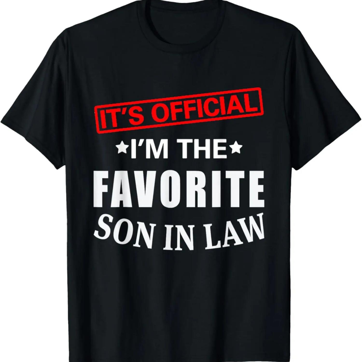 IT S OFFICIAL I M THE Favorite SON IN LAW T-Shirt XXXXXL чёрный
IT S OFFICIAL I M THE Favorite SON IN LAW T-Shirt XXXXXL чёрный