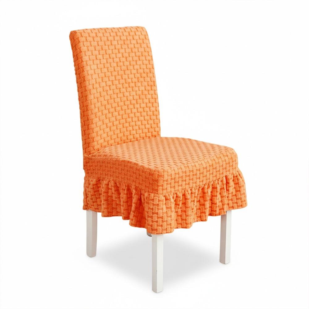 Elastic Stretch Dining Chair Cover Long Jacquard Chair Cushion Cover Polar Fleece Waterproof Seat Covers Chair Protectors помаранчевий
Elastic Stretch Dining Chair Cover Long Jacquard Chair Cushion Cover Polar Fleece Waterproof Seat Covers Chair Protectors помаранчевий