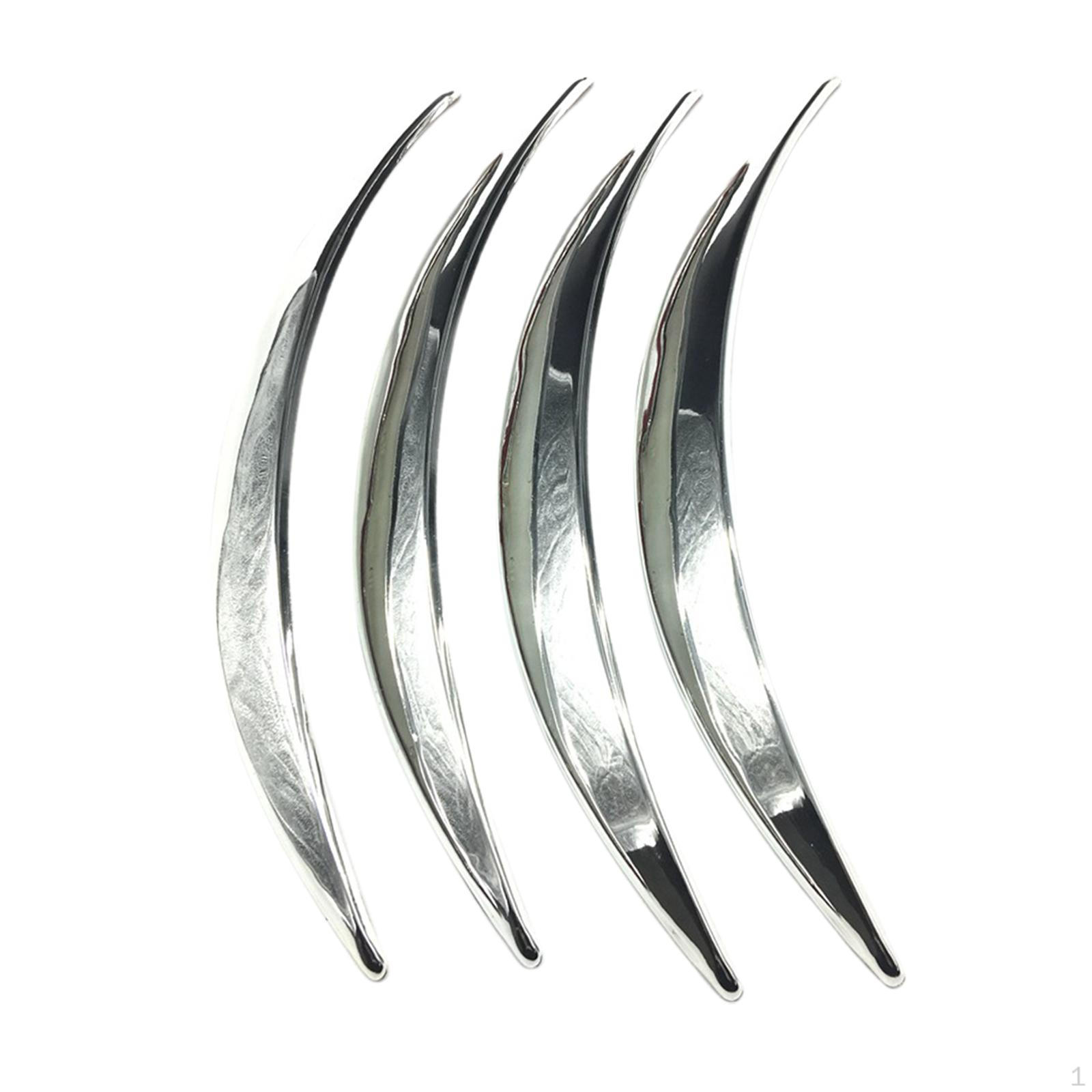 4 шт. отделка арок автомобильных колес, простая установка аксессуаров Silver
4 шт. отделка арок автомобильных колес, простая установка аксессуаров Silver