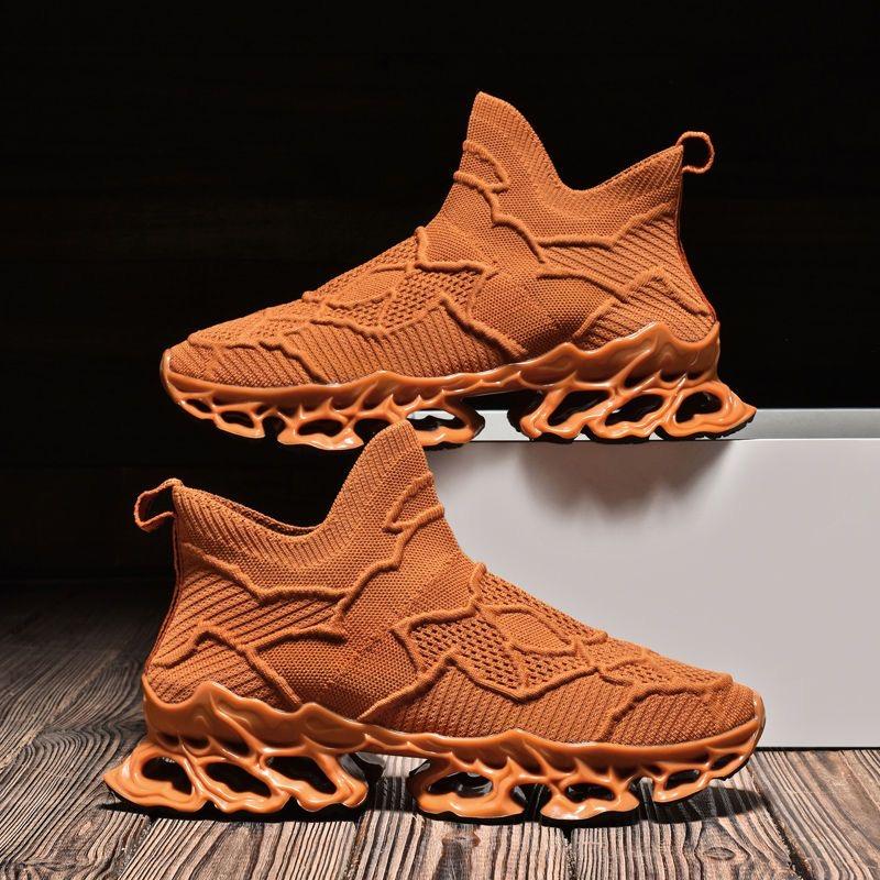 Нове біле взуття Чоловічі високі еластичні шкарпетки Взуття Сітчасті дихаючі кросівки з вирізами Чоловіче повсякденне взуття 39 коричневий
Нове біле взуття Чоловічі високі еластичні шкарпетки Взуття Сітчасті дихаючі кросівки з вирізами Чоловіче повсякденне взуття 39 коричневий