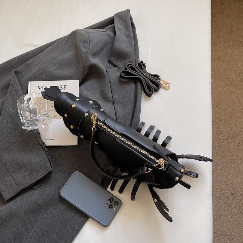 Ins Style Creative Bag Women 25 Niche Design Internet Celebrity Lobster Funny One-shoulder Cross-body чорний
Ins Style Creative Bag Women 25 Niche Design Internet Celebrity Lobster Funny One-shoulder Cross-body чорний