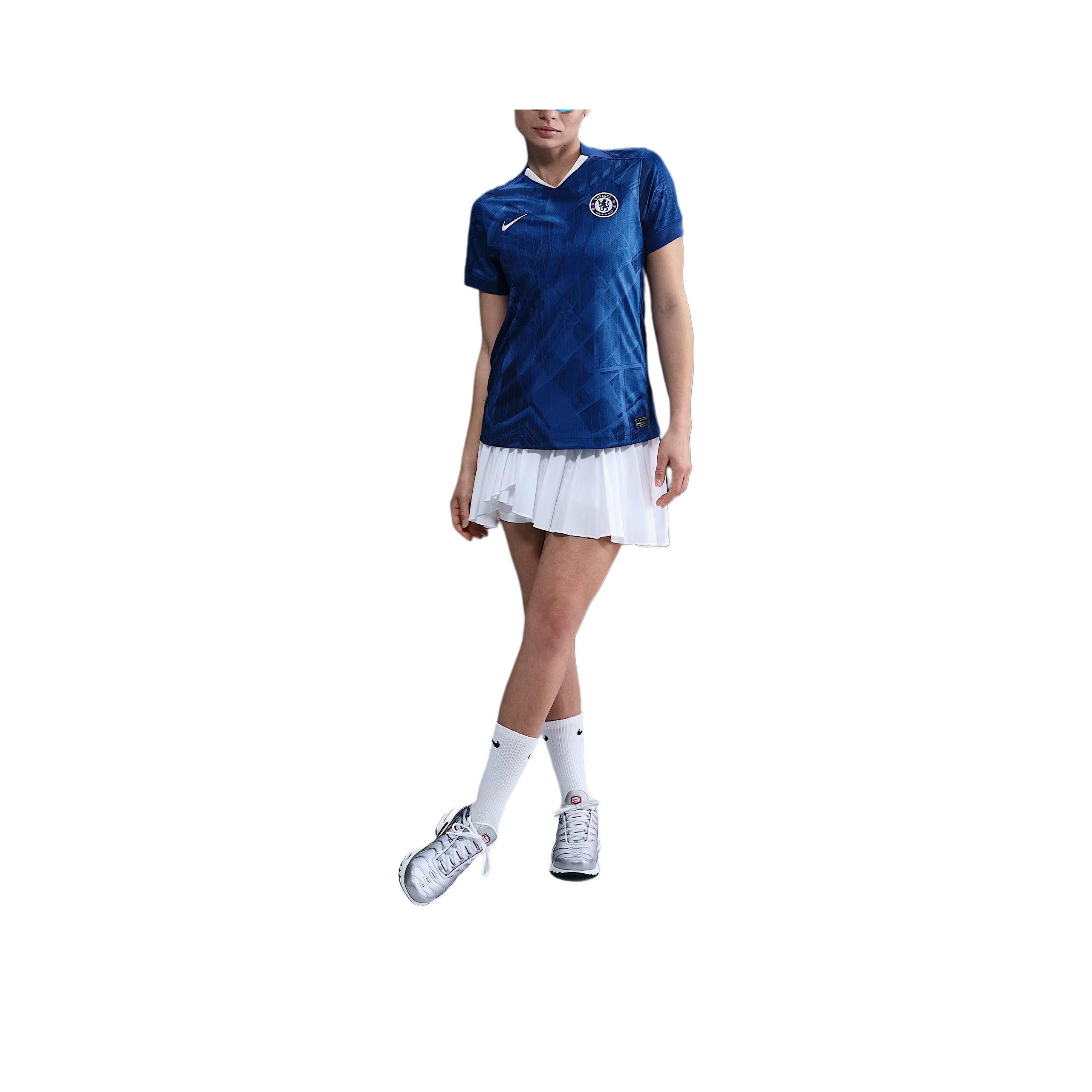 Nike Dri-FIT Футбол Челси ФК SS25 2025/26 Стадион Домашняя Футболка с коротким рукавом Женские топы Rapid-Blue White Speed-Red HJ5093-496 S
Nike Dri-FIT Футбол Челси ФК SS25 2025/26 Стадион Домашняя Футболка с коротким рукавом Женские топы Rapid-Blue White Speed-Red HJ5093-496 S