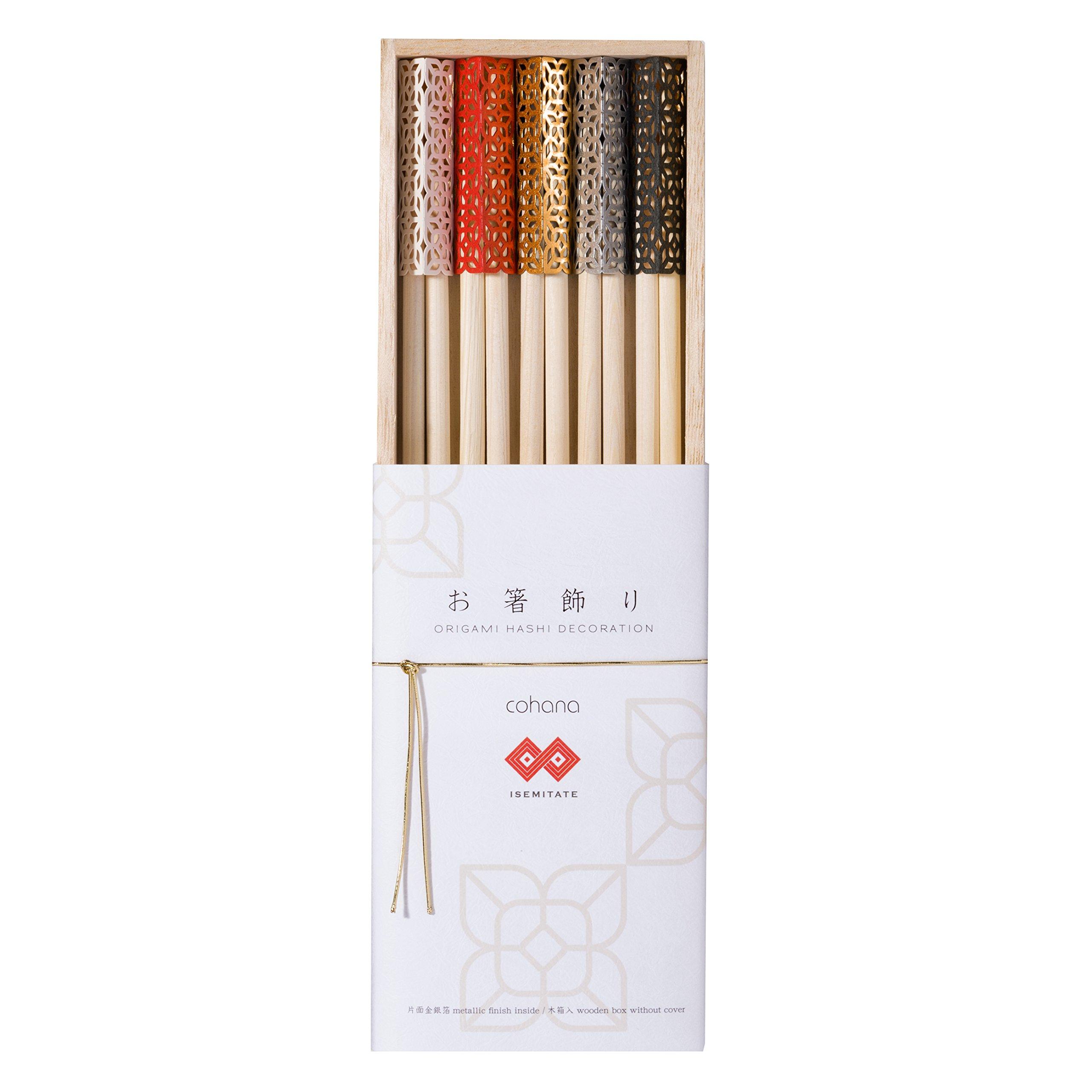 Hosho Chopstick 5 Gold Width x Depth x Height cohana Isemi Tate Chopstick Celebration Chopsticks Wooden Box 5 Pieces Rest, Colors, 5.4 1.4 1.2cm
Hosho Chopstick 5 Gold Width x Depth x Height cohana Isemi Tate Chopstick Celebration Chopsticks Wooden Box 5 Pieces Rest, Colors, 5.4 1.4 1.2cm
