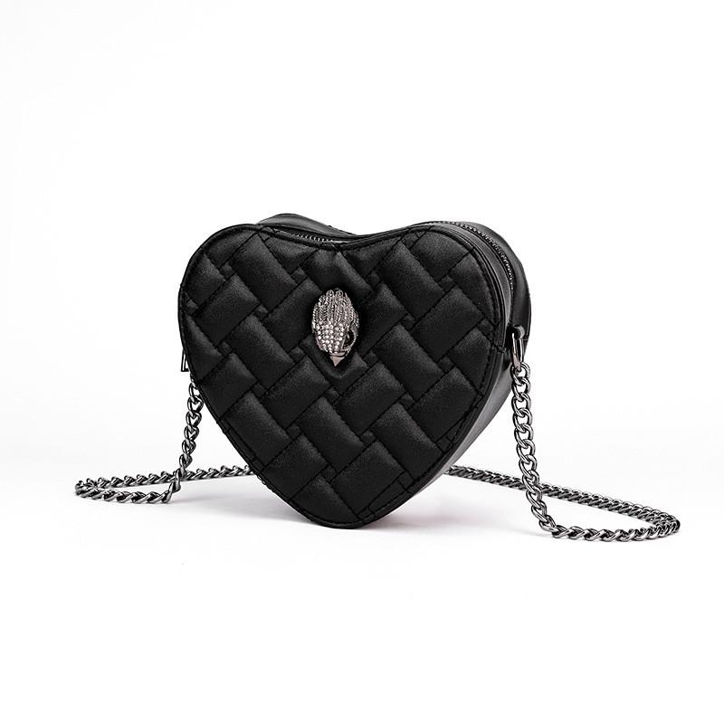 Trendy Black Heart Pattern Pu Single Shoulder Bag With Interior Pockets
Trendy Black Heart Pattern Pu Single Shoulder Bag With Interior Pockets