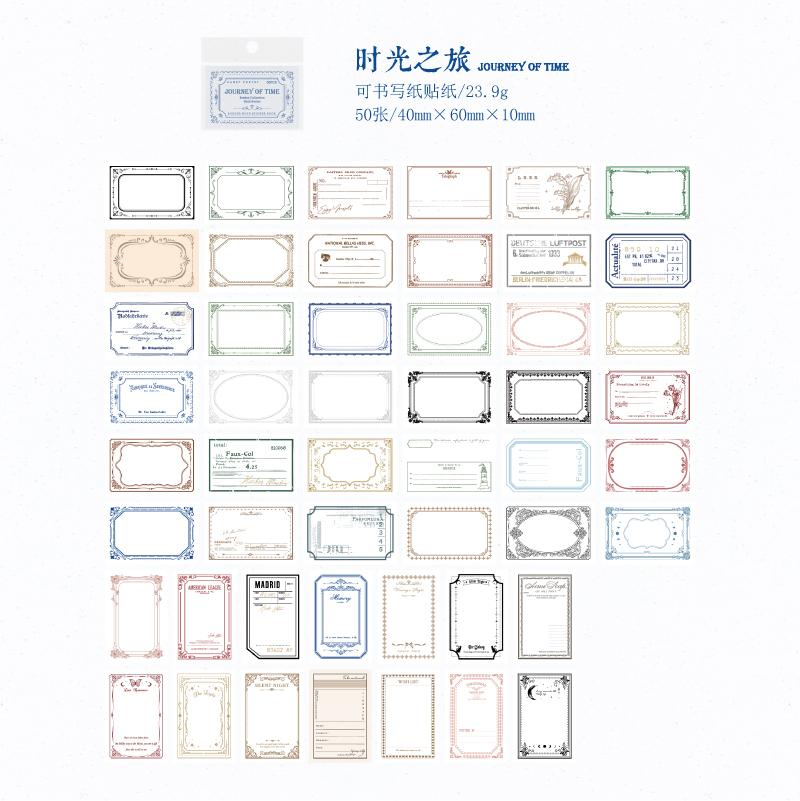 50 pcs INS Label Scrapbooking stickers Diy Planner Diary Album Collage material Hand Account junk journal supplies
50 pcs INS Label Scrapbooking stickers Diy Planner Diary Album Collage material Hand Account junk journal supplies