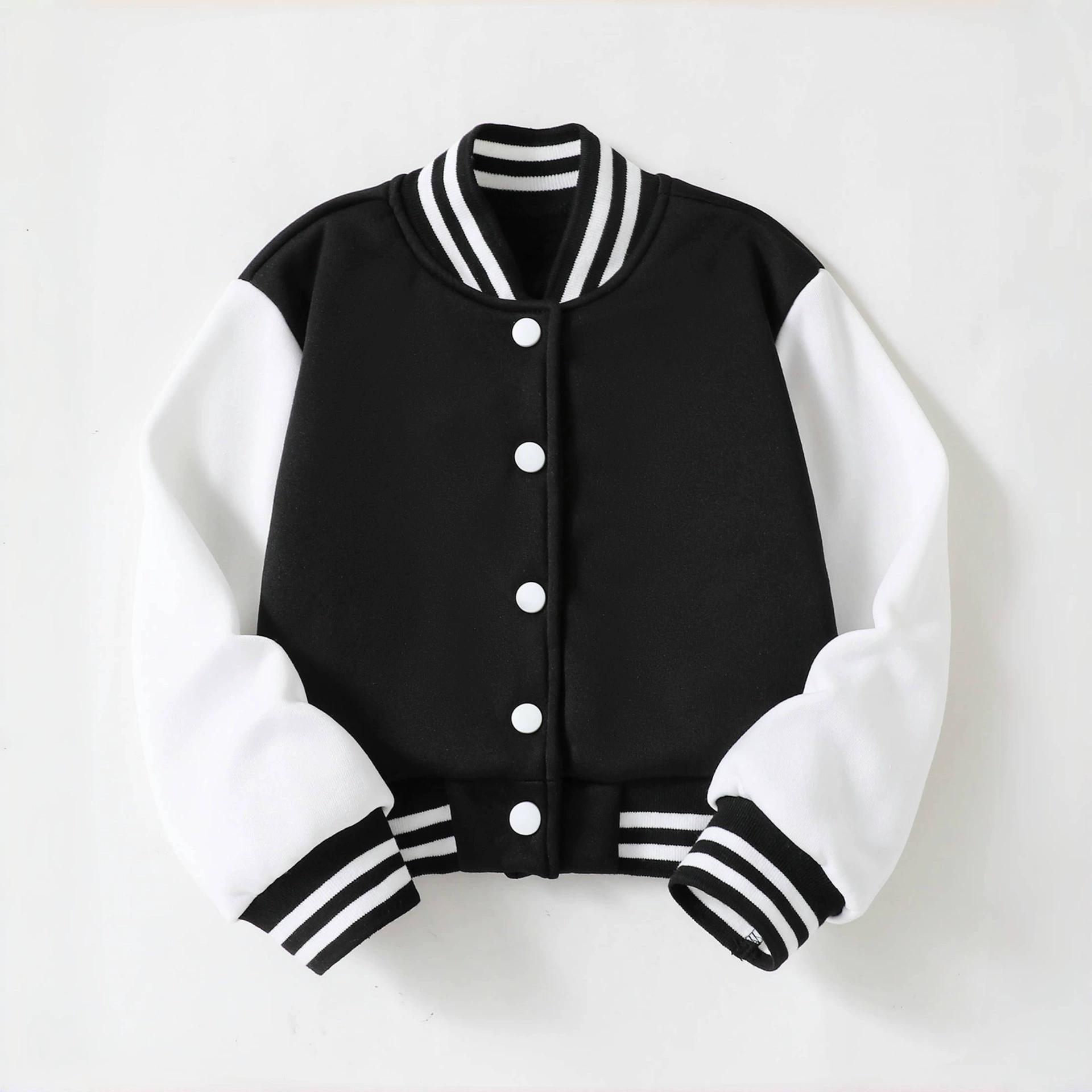 Children s Clothing Girls College Style Knitted Cardigan Color-Block Casual Spring Autumn Baseball Jacket Color-Block Fashion College Style Top 9-10Y чорний
Children s Clothing Girls College Style Knitted Cardigan Color-Block Casual Spring Autumn Baseball Jacket Color-Block Fashion College Style Top 9-10Y чорний
