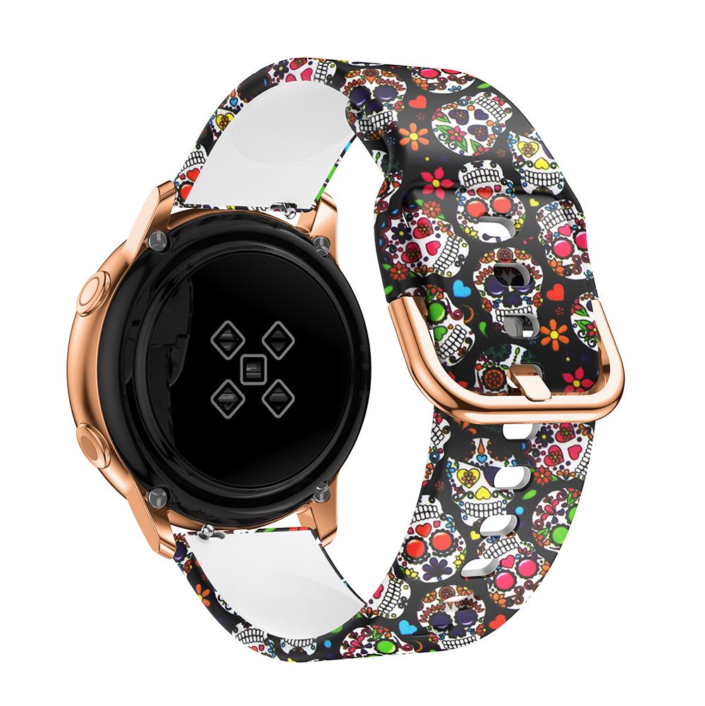 20mm Pattern Printing Silicone Watch Strap for Samsung Galaxy Watch Active,Pin Buckle Watch Wrist Band Beautiful Flowers
20mm Pattern Printing Silicone Watch Strap for Samsung Galaxy Watch Active,Pin Buckle Watch Wrist Band Beautiful Flowers