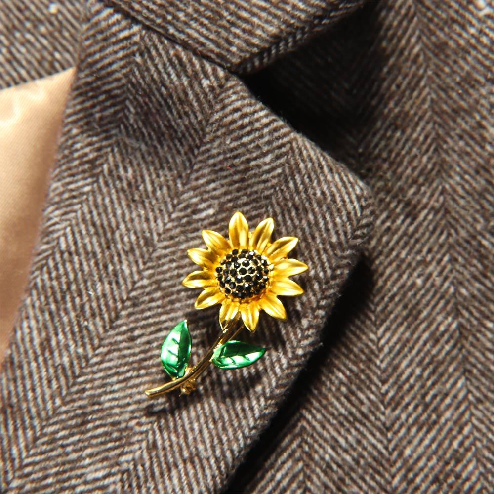 Elegant Green Leaf for Women Sunflower Plant Jewelry Brooch Pin Lapel Pin Clothes Accessories жёлтый
Elegant Green Leaf for Women Sunflower Plant Jewelry Brooch Pin Lapel Pin Clothes Accessories жёлтый