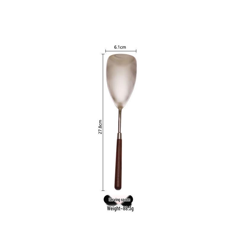 Zuozhixun Walnut Handle Stainless Steel Serving Ladle
Zuozhixun Walnut Handle Stainless Steel Serving Ladle