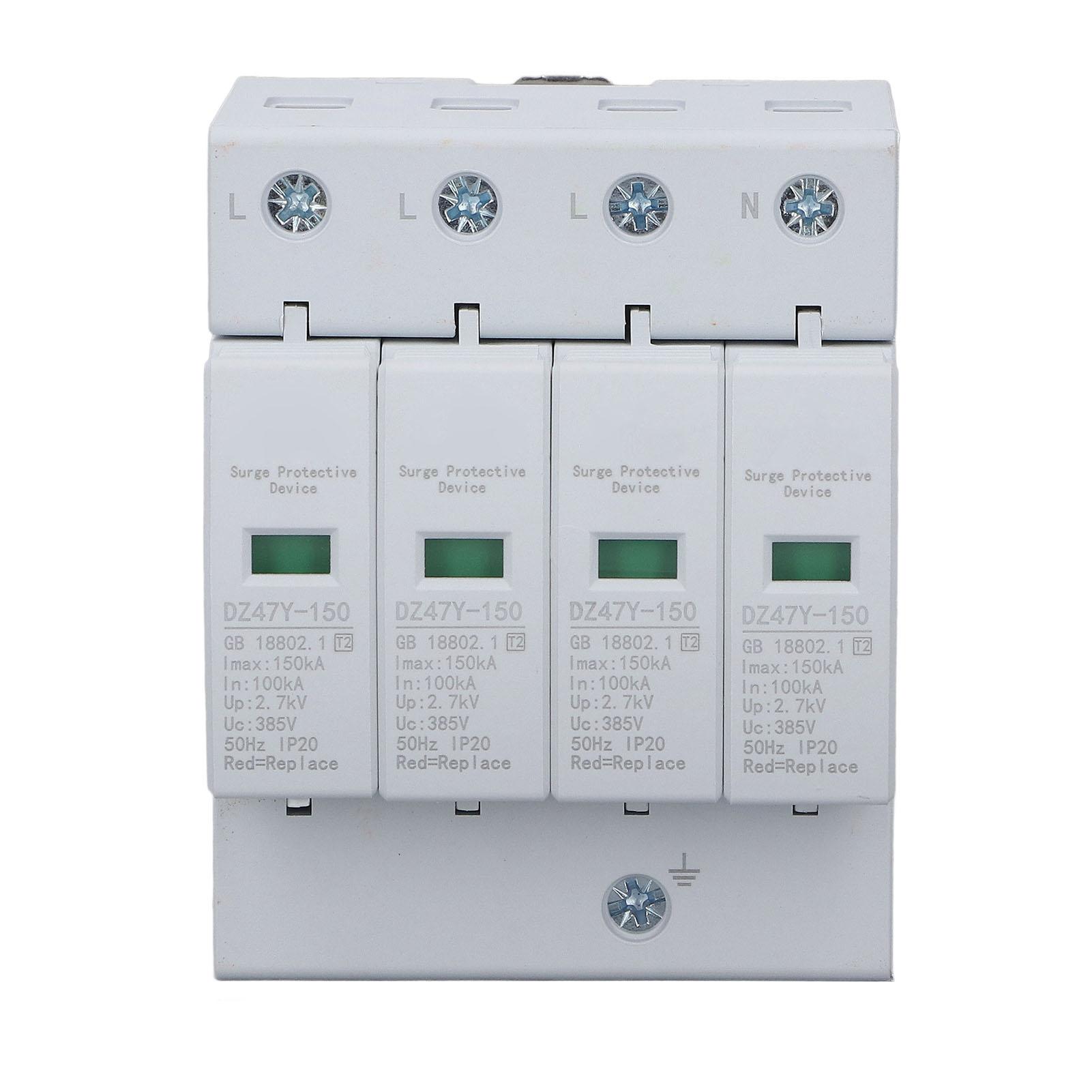 House Surge Protective Device 150KA Fireproof PC Voltage Surge Arrester Device for Distribution Box
House Surge Protective Device 150KA Fireproof PC Voltage Surge Arrester Device for Distribution Box