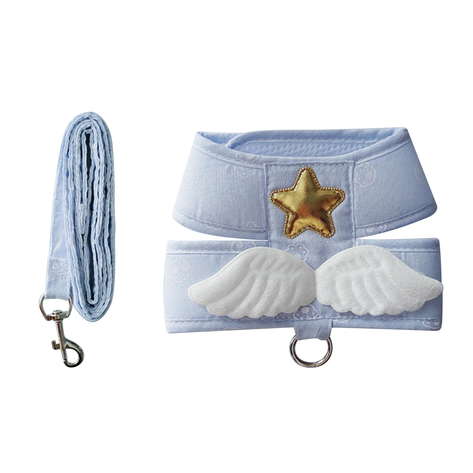 Cat Harness Leash Adjustable 4 Season Universal Cute Angel Wings Cat Vest Harness with 1.5m XL (2.54kg / 5.58.8lb) світло-рожевий колір
Cat Harness Leash Adjustable 4 Season Universal Cute Angel Wings Cat Vest Harness with 1.5m XL (2.54kg / 5.58.8lb) світло-рожевий колір