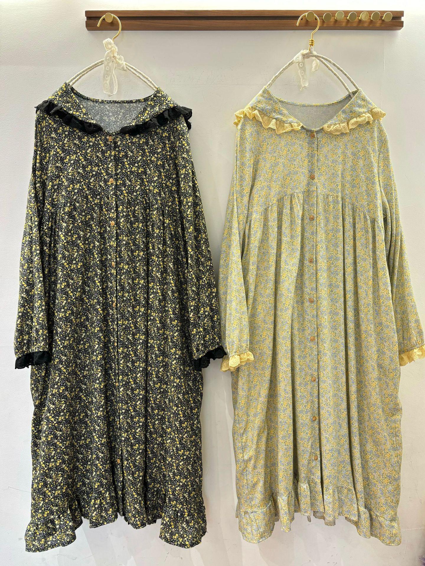 Spring Mori-kei Floral Navy Collar Long Sleeve Loose Casual Plus Size Cotton Linen Dress One Size чёрный
Spring Mori-kei Floral Navy Collar Long Sleeve Loose Casual Plus Size Cotton Linen Dress One Size чёрный
