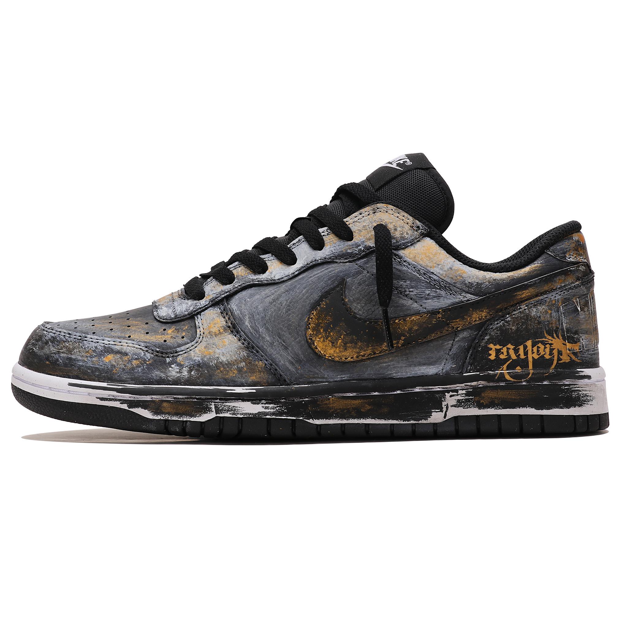 Nike Big Abrasion Resistant Breathable Low top Skateboard Shoes Men s Black Gold 355152-016(Team804-) 43
Nike Big Abrasion Resistant Breathable Low top Skateboard Shoes Men s Black Gold 355152-016(Team804-) 43