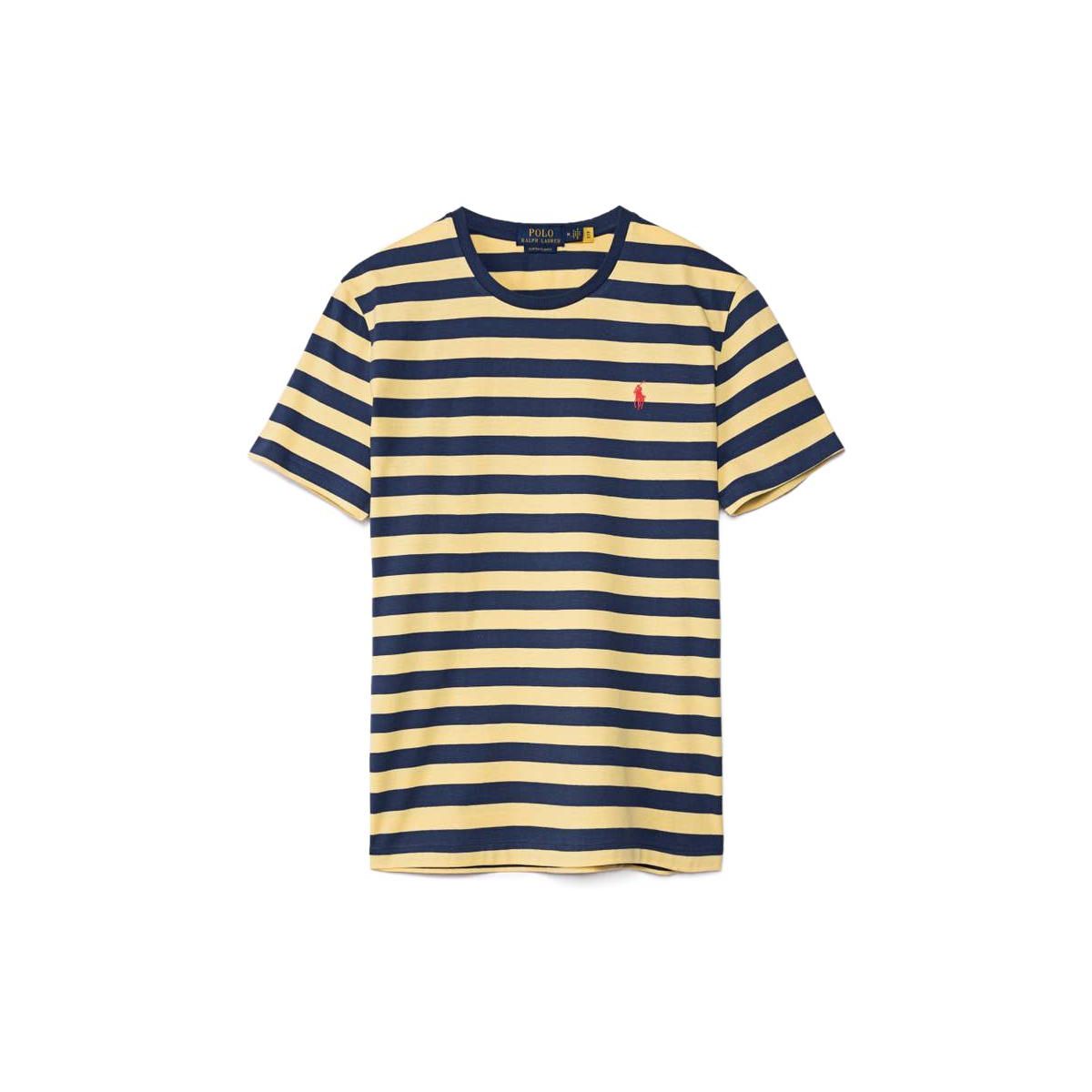 Polo Ralph Lauren SS22 Полосатая футболка с круглым вырезом и коротким рукавом Мужские футболки Желтые 710803479-013 XXL
Polo Ralph Lauren SS22 Полосатая футболка с круглым вырезом и коротким рукавом Мужские футболки Желтые 710803479-013 XXL