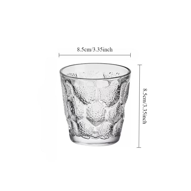 238ml/308ml Creative Honeycomb Shaped Glass Cup Iced Coffee Mug Whiskey Cocktail Glasses Trendy Glacier Cup Juice Milk Tea Mugs 1pcs
238ml/308ml Creative Honeycomb Shaped Glass Cup Iced Coffee Mug Whiskey Cocktail Glasses Trendy Glacier Cup Juice Milk Tea Mugs 1pcs