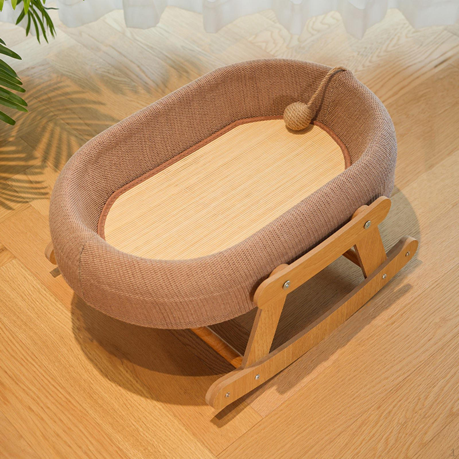 Cat Bed Cot Comfortable Breathable Open Top Oval Shaped Cradle Pet Sleeping Couch for Indoor коричневий
Cat Bed Cot Comfortable Breathable Open Top Oval Shaped Cradle Pet Sleeping Couch for Indoor коричневий