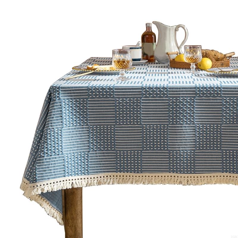 Elegant Tablecloth Fringed Border Durable And Easy Maintain Table Cover синий
Elegant Tablecloth Fringed Border Durable And Easy Maintain Table Cover синий