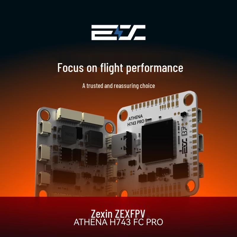 ZEX Zexin H743 ATHENA Польотний контролер та стеки ESC
ZEX Zexin H743 ATHENA Польотний контролер та стеки ESC