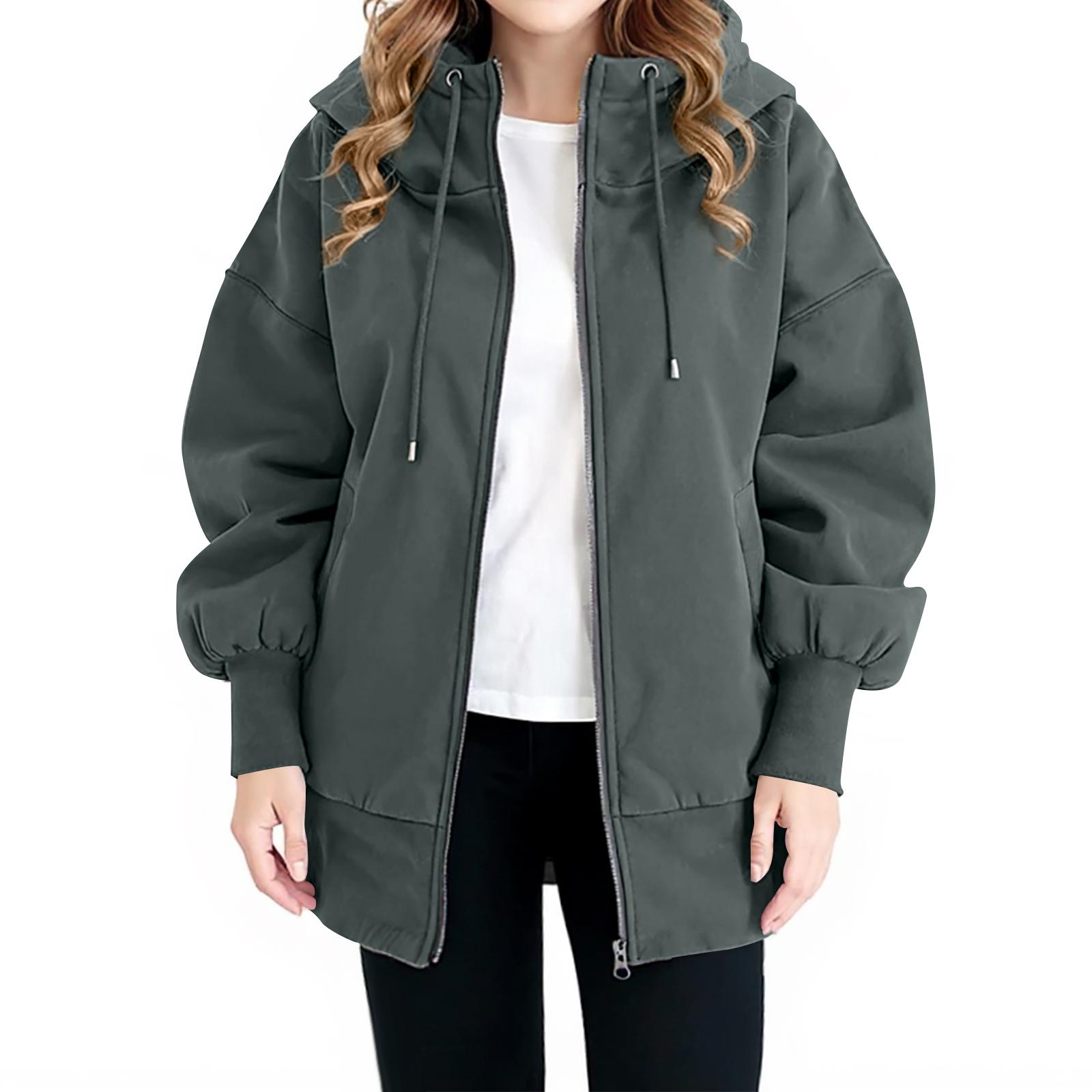 Women s Fashion Casual Plus Size Hooded Long-Sleeve Jacket XL
Women s Fashion Casual Plus Size Hooded Long-Sleeve Jacket XL