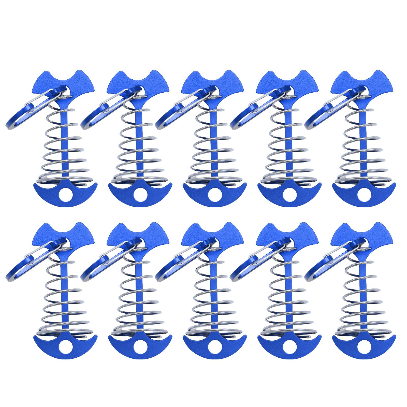 10Pcs Windproof Fishbone Deck Anchors Peg Spring Guyline Tensioner Cord Adjuster Deck Plank Board Tent Stake Enduring синій
10Pcs Windproof Fishbone Deck Anchors Peg Spring Guyline Tensioner Cord Adjuster Deck Plank Board Tent Stake Enduring синій