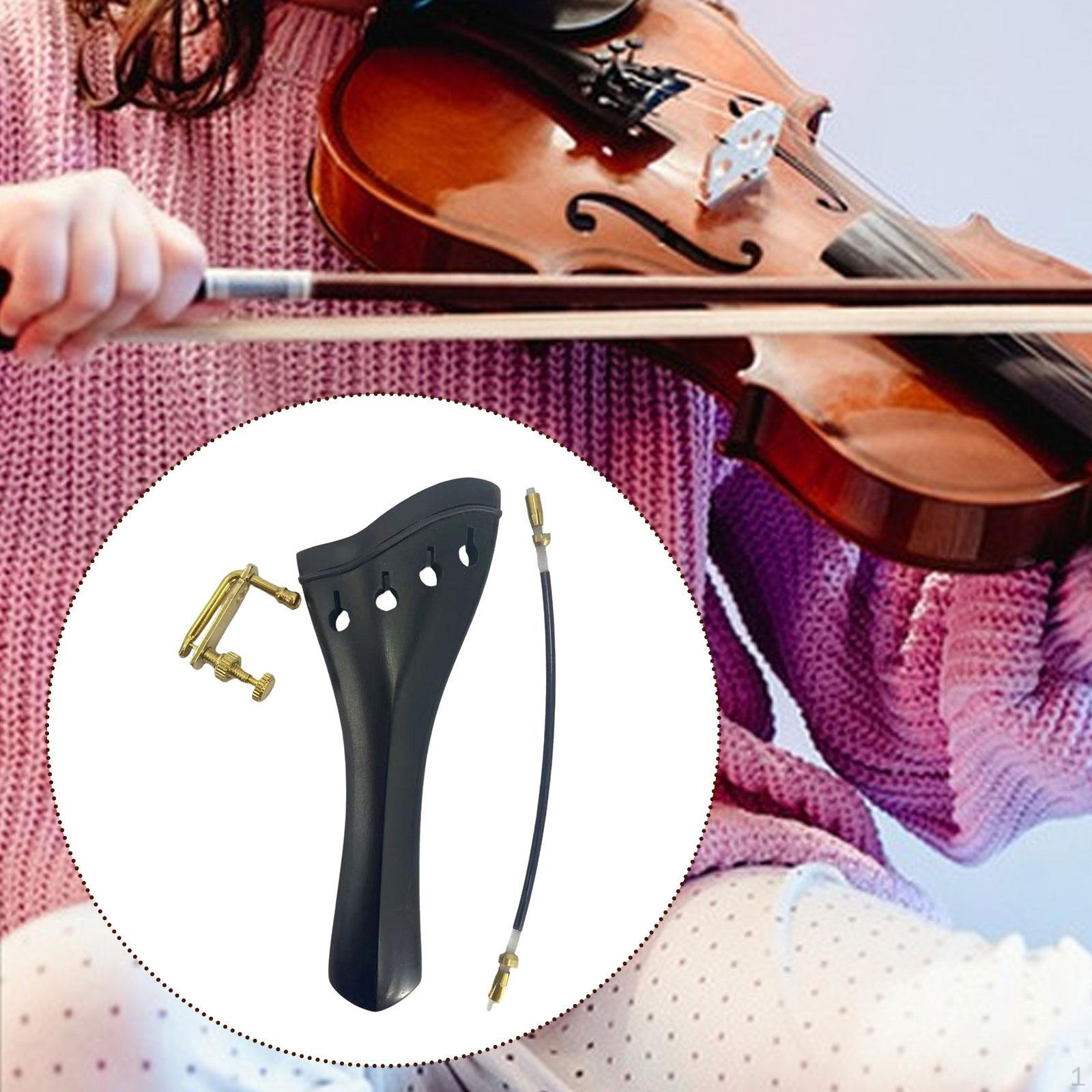 4/4 Violin Tailpiece Pull String Plate Easy to Use Fine Workmanship Replacement with Tail чорний
4/4 Violin Tailpiece Pull String Plate Easy to Use Fine Workmanship Replacement with Tail чорний